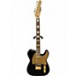 Used Squier 40th Anniversary Telecaster Black and Gold Solid Body Electric Guitar thumbnail