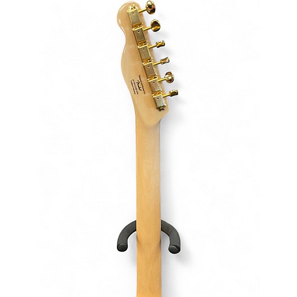 Used Squier 40th Anniversary Telecaster Black and Gold Solid Body Electric Guitar