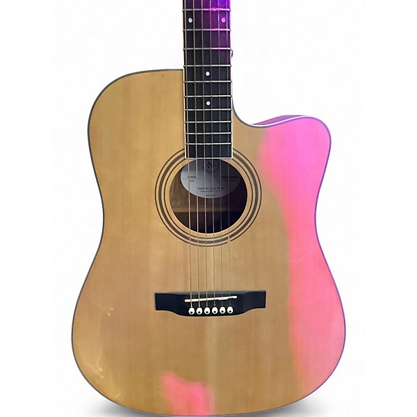 Used Nashville Guitar Works D10CE Natural Acoustic Electric Guitar