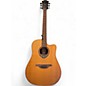 Used Lag Guitars thv10dce Natural Acoustic Electric Guitar thumbnail