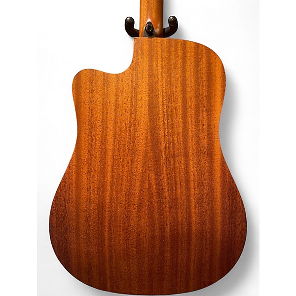 Used Lag Guitars thv10dce Natural Acoustic Electric Guitar
