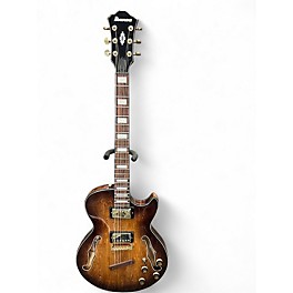 Used Ibanez AGS73T Antique Burst Hollow Body Electric Guitar