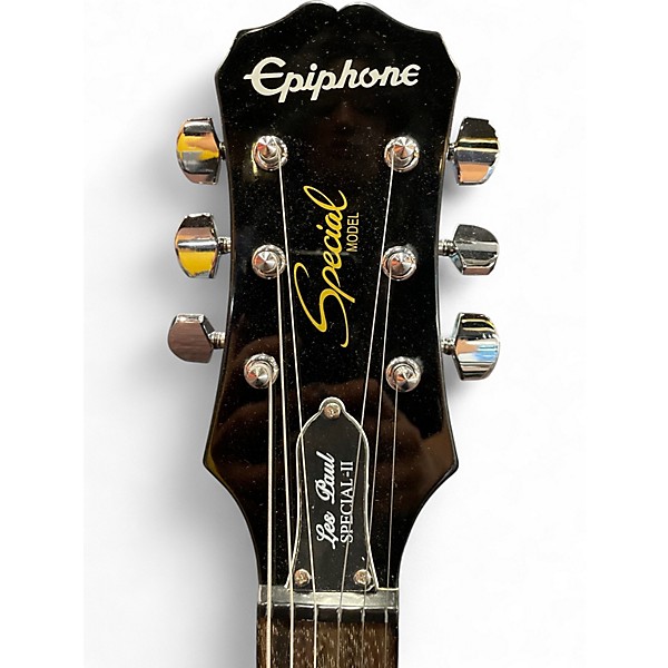 Used Epiphone Les Paul Special II Black Solid Body Electric Guitar
