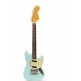 Used Fender 1965 Reissue Mustang Daphne Blue Solid Body Electric Guitar