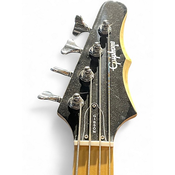 Used Epiphone batwing Black Electric Bass Guitar