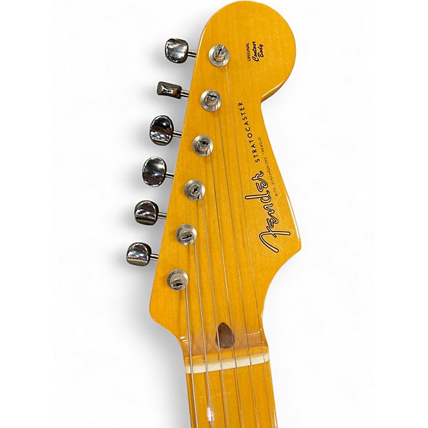 Used Fender Eric Johnson Stratocaster 2 Tone Sunburst Solid Body Electric Guitar