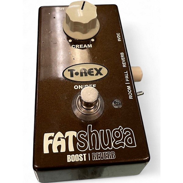 Used T-Rex Engineering Fat Shuga Boost With Reverb Effect Pedal