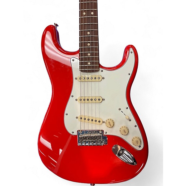 Used Fender Player II Stratocaster Coral Res Solid Body Electric Guitar