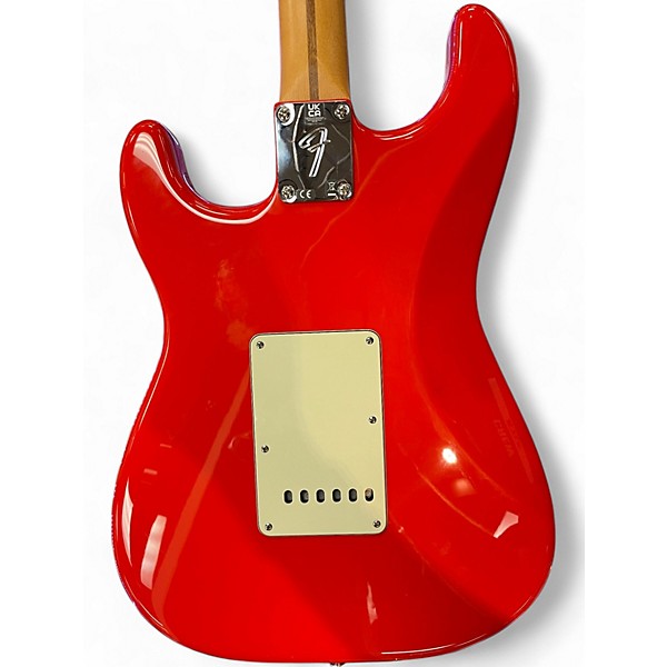 Used Fender Player II Stratocaster Coral Res Solid Body Electric Guitar
