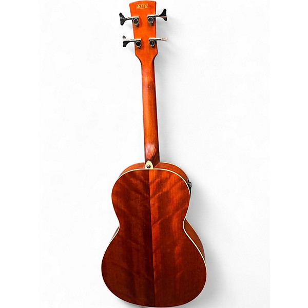 Used Ibanez PNB14E-OPN Natural Acoustic Bass Guitar Natural