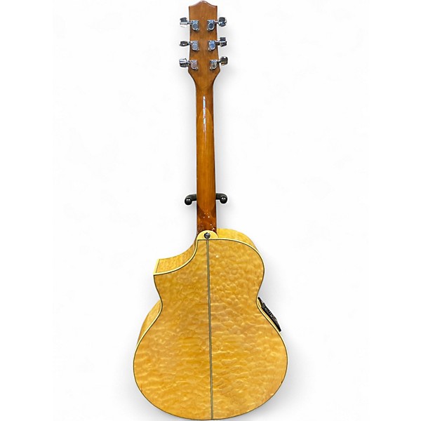 Used Ibanez EW20QME Trans Amber Acoustic Electric Guitar