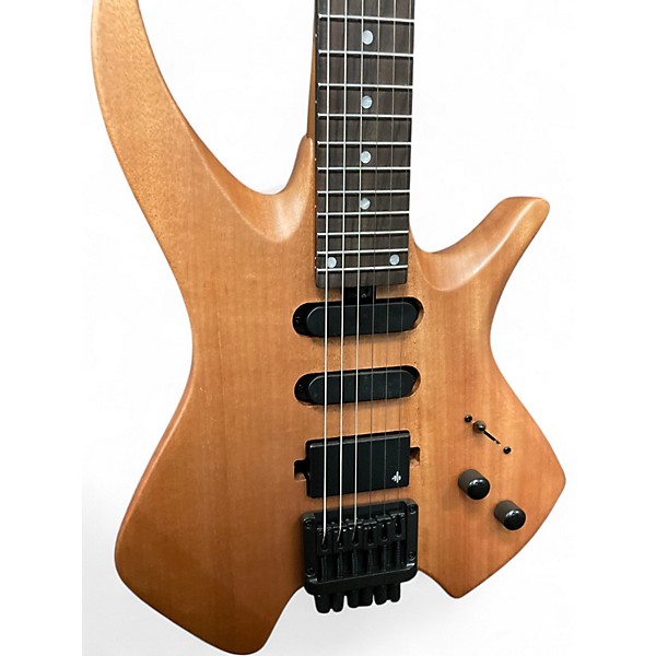 Used Donner HLX500 NATURAL WOOD Solid Body Electric Guitar