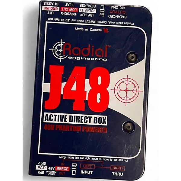 Used Radial Engineering J48 Direct Box