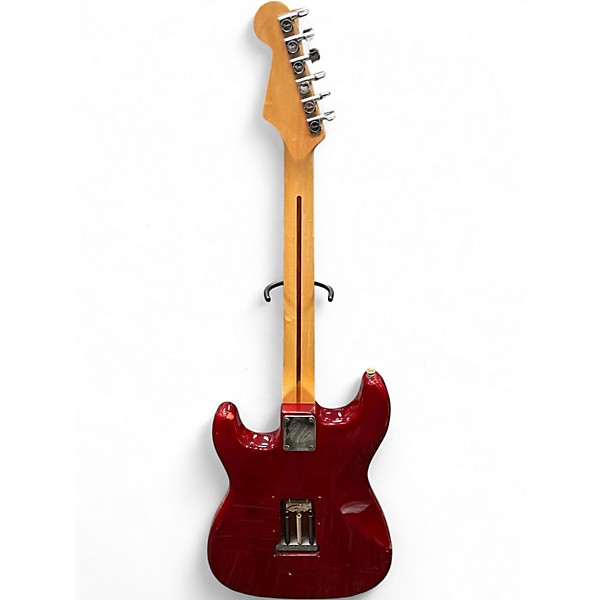 Used 2006 Fender STD STRATOCASTER Trans Red Solid Body Electric Guitar