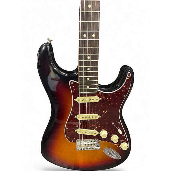 Used 2021 Fender American Professional II Stratocaster 3 Color Sunburst Solid Body Electric Guitar