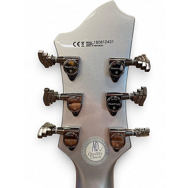 Used Hagstrom Fantomen Blue Mirror Solid Body Electric Guitar