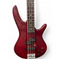 Used Ibanez GSR200 Trans Crimson Red Electric Bass Guitar