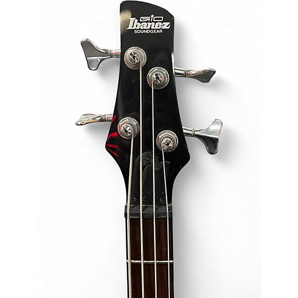 Used Ibanez GSR200 Trans Crimson Red Electric Bass Guitar