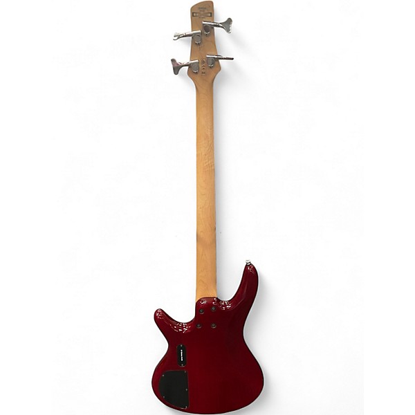 Used Ibanez GSR200 Trans Crimson Red Electric Bass Guitar