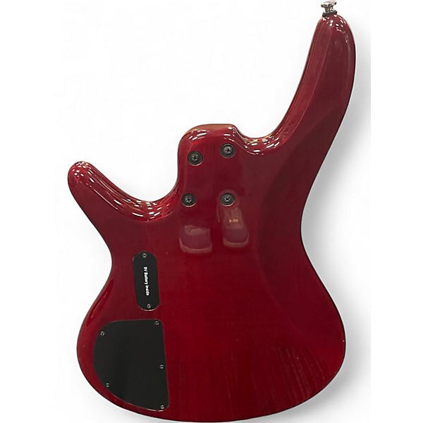 Used Ibanez GSR200 Trans Crimson Red Electric Bass Guitar