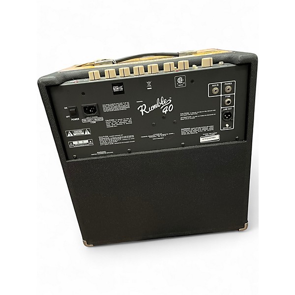 Used Fender Rumble V3 40W 1x10 Bass Combo Amp