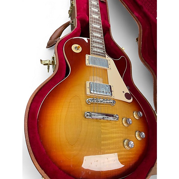Used 2021 Gibson Les Paul Standard Bourbon Burst Solid Body Electric Guitar