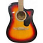 Used Fender FA125 CE Sunburst Acoustic Electric Guitar