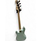 Used Squier Precision Bass Surf Green Electric Bass Guitar
