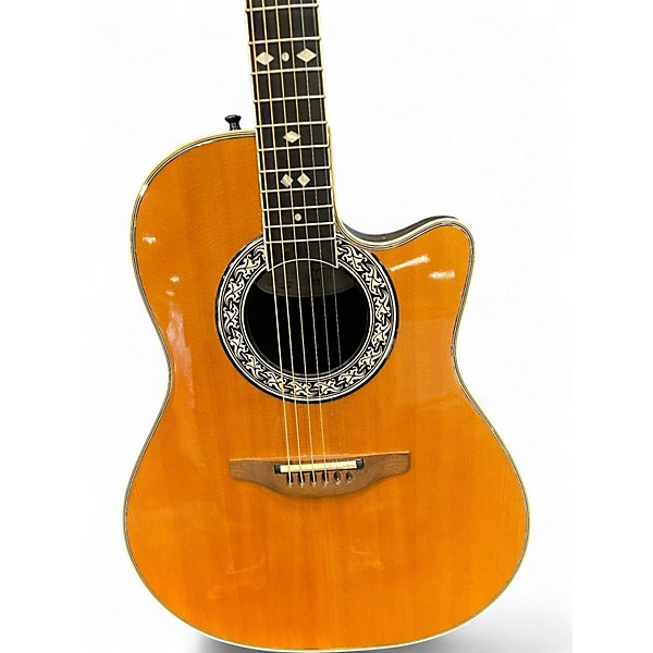 Used Ovation 1767 Legend Natural Acoustic Electric Guitar