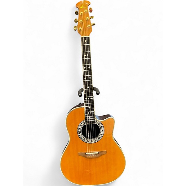 Used Ovation 1767 Legend Natural Acoustic Electric Guitar