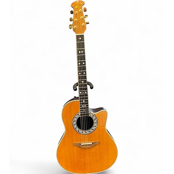 Used Ovation 1767 Legend Natural Acoustic Electric Guitar