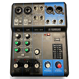Used Yamaha MG06 Unpowered Mixer