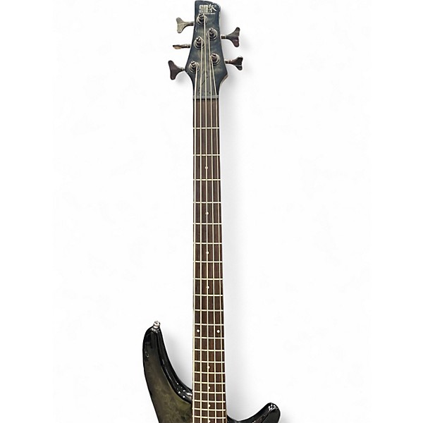 Used Ibanez SR405 5 String Gray Electric Bass Guitar