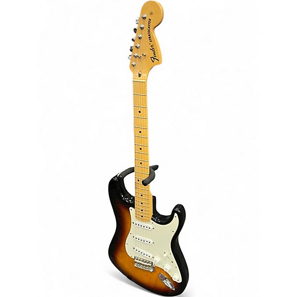 Used 2005 Fender Classic Series '70s Stratocaster 3 Color Sunburst Solid Body Electric Guitar