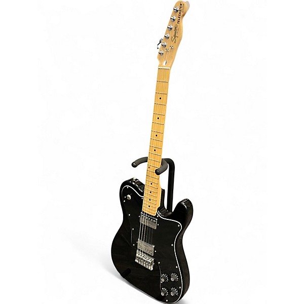 Used Squier Telecaster Custom BLACK Solid Body Electric Guitar