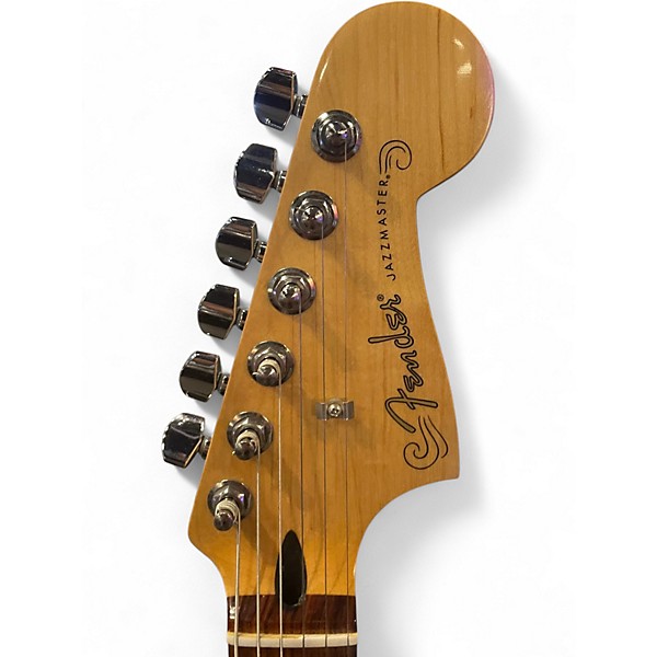 Used Fender Player Jazzmaster 2 Tone Sunburst Solid Body Electric Guitar