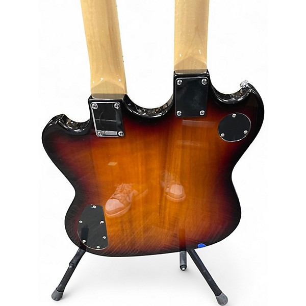 Used Eastwood DOUBLENECK 4/6 2 Color Sunburst Solid Body Electric Guitar