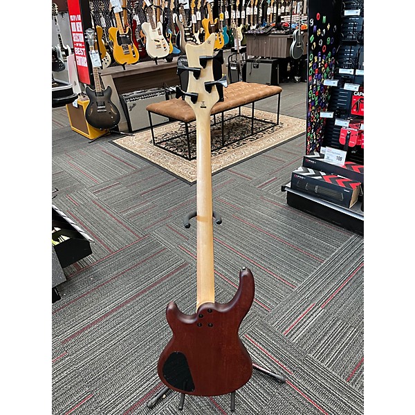 Used Dean Edge 4 String Walnut Electric Bass Guitar