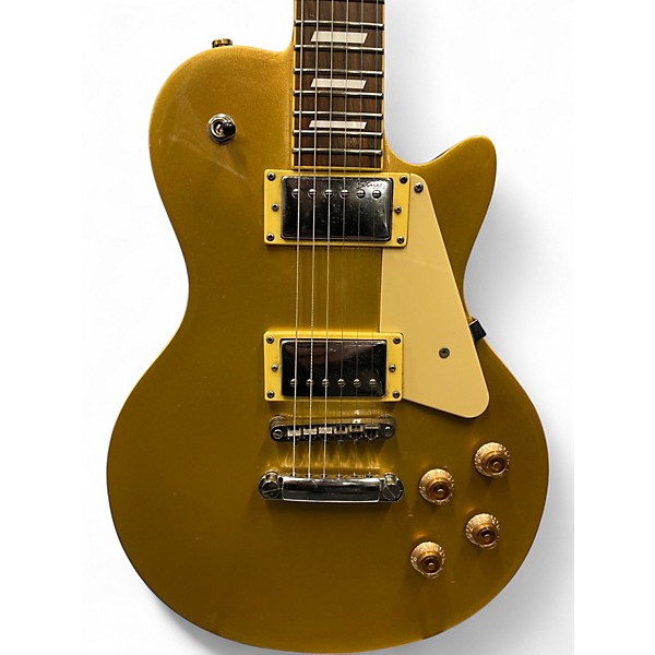 Used Stagg Singlecut Gold Top Solid Body Electric Guitar