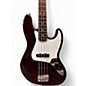 Used Fender Standard Jazz Bass Midnight Wine Electric Bass Guitar