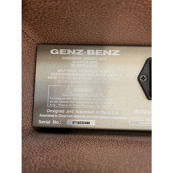 Used Genz Benz Shenandoah Acoustic 150 LT