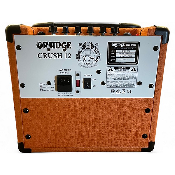 Used Orange Amplifiers Crush 12 Guitar Combo Amp