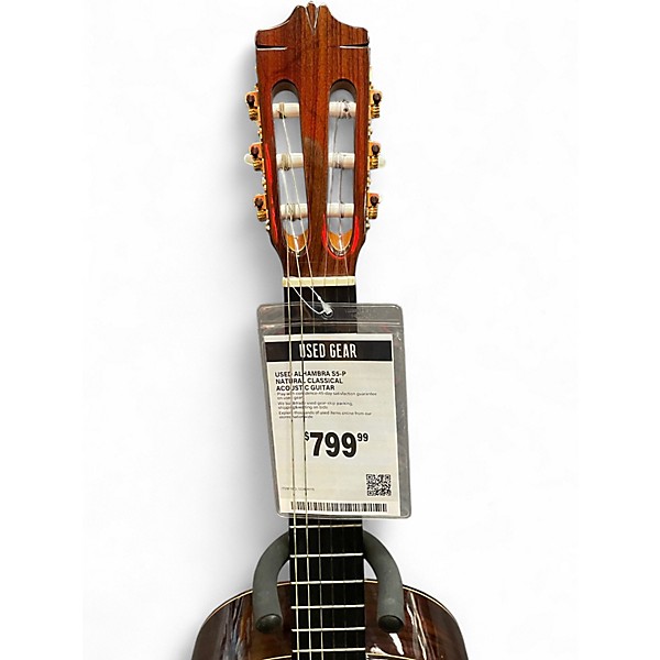 Used Alhambra S5-P Natural Classical Acoustic Guitar