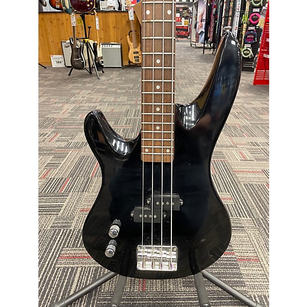Used Samick ARTIST SERIES LEFT HANDED BLACK Electric Bass Guitar