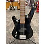 Used Samick ARTIST SERIES LEFT HANDED BLACK Electric Bass Guitar