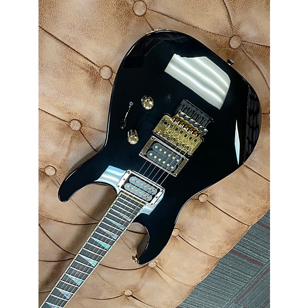 Used Jackson SL 2H FR BLACK ABALONE Custom Shop Black Solid Body Electric Guitar