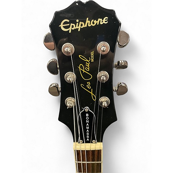 Used Epiphone Joe Bonamassa Les Paul Gold Top Solid Body Electric Guitar