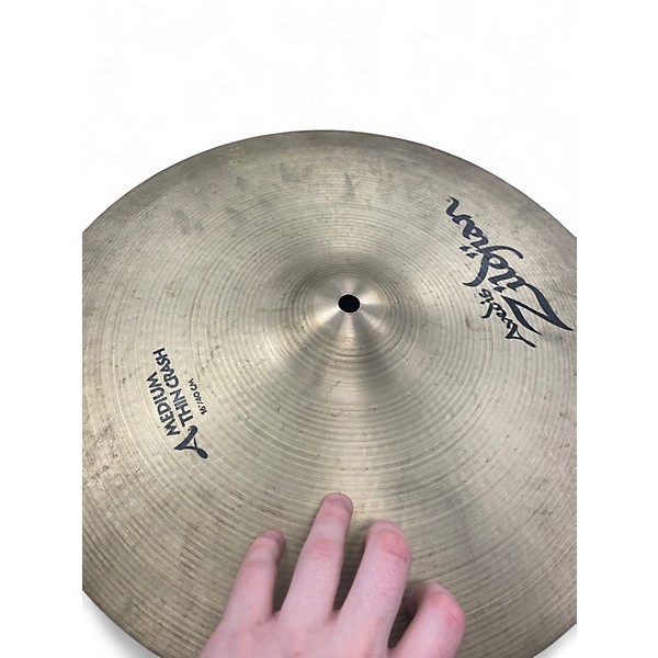 Used Zildjian 16in Avedis thin crash Cymbal