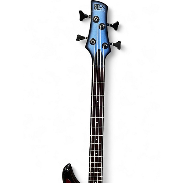 Used Ibanez SR250 Metallic Blue Burst Electric Bass Guitar