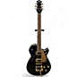 Used Gretsch Jet G5230T Black and Gold Solid Body Electric Guitar thumbnail